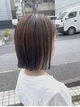 アミ 千葉店(amie) ☆タッセルボブ☆縮毛矯正、透明感カラーとの相性ピッタリ!