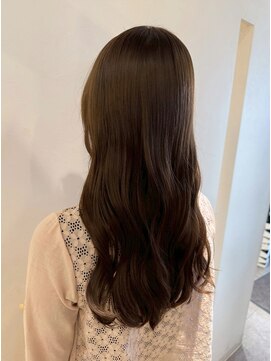 エヌアンドエー 春日部東口店(hair shop N&A) 艶感たっぷりのショコラブラウン韓国ロングヘア
