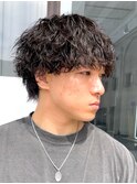 松本メンズカットメンズパーマ波巻きスパイラルパーマツイスパ