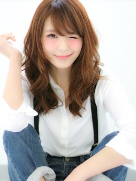 アンネル(An nelle) 【An nelle】透明感抜群!大人かわいい無造作セミロング♪