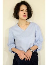サロン アンレーヴ(salon un reve) 【un-reve鳳】グレー系大人ボブ
