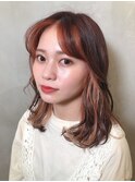フェイスフレーミング*オレンジベージュ【渡辺まみ】