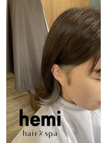 ヘミ(hemi) 可愛いをプラス、イヤリングカラー