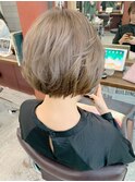 大人かわいいバランスショートボブ【Ruufus恵比寿渋谷】31578