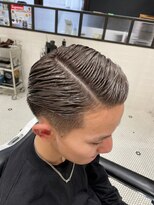 バーバーブロス 吉祥寺店(BARBER BROS) 【LUDLOW BROS.】田宮 ブリーチグレー七三 ブリーチはマスト！