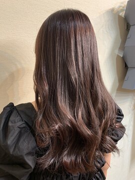 ケア 坂戸駅前店(Care) ピンク×パープル カラー♪/ゆる巻きロング/ベビーピンク