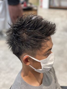 アフィックス ヘア 水天宮前店(affix hair) ジェットモヒカン×フェード