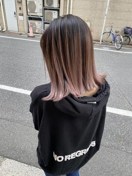 プライズ 錦糸町北口店(prize) ミルクティーパープルバレイヤージュ錦糸町北口