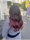 ショコラピンクグラデーションカラー