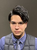 ビーダンディー(Bee dandy)&nbsp;ビジネスツーブロックショート 束感メンズパーマ アップバング