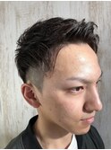 侍ツーブロック