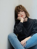 エムスラッシュ たまプラーザ(M.SLASH)&nbsp;■暖色系カラーアンニュイロングボブM.SLASHたまプラーザ12-3