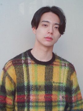 レジュアル(RESSUAL) スーツ短髪ツーブロック束感モテる黒髪シークレットパーマ流行