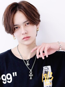 リップスヘアー 梅田(LIPPS hair) ナチュラルセンターパートウルフ