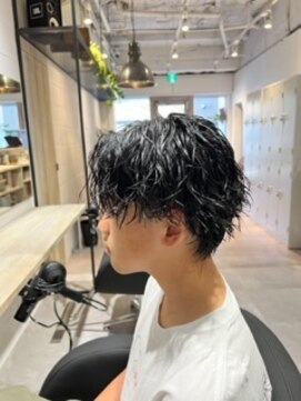 エイト 北千住店(EIGHT) 緩めツイスパ×センターパート【EIGHT北千住 】