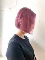 ヘアーワークス ヘルム 渋谷店(HAIR WORKS HELM) [HELM渋谷]ピンクボブ