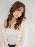 韓国風キャラメルブラウンシースルーバング 2