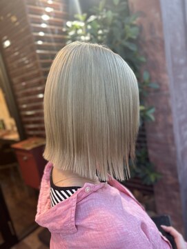 ボアップ 松山店(boappu) #ハイトーン#ボブ#ブリーチ