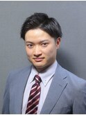 ビジネスフォーマルツーブロックベリーショート七三オールバック