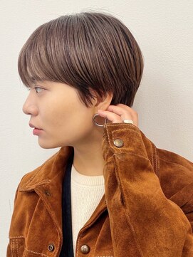 セイドット フクオカ(Say.FUKUOKA) Say.岩井　コンパクトマッシュショート×ハイライト×グレージュ