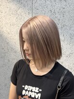 ローレン(Lolen.)&nbsp;ミルクティーベージュ/ミディアムボブ【野上翔平】