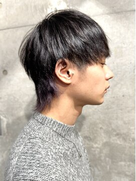 フルブルーム 東林間(fullbloom) ウルフカットメンズカットインナーカラーケアブリーチ