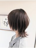 大人ショートウルフヘア♪くびれミディアムウルフレイヤー