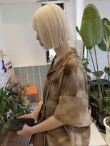 ペレ アネックス 大阪梅田茶屋町店(PELE ANNEX)&nbsp;くびれヘア/アプリコットオレンジ/夏のヘアアレンジ/梅田