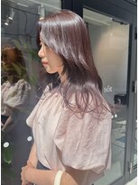 ソート(sot)&nbsp;ラベンダーカラー！[横浜/横浜駅白髪ぼかし/髪質改善/暖色/韓国]