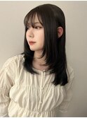 都島/ミディアムレイヤー/顔周りレイヤー/レイヤーカット/韓国