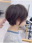 ショートボブ/暗めカラー/髪質改善/デザインカラー