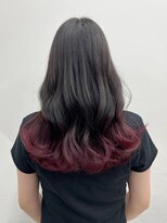 ノーバル バイ シエスタ 池袋(NoVal by siesta)&nbsp;レッドピンク×グラデーション