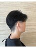 メンズカット+クレンジングヘッドスパ+眉カット