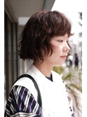 layer bob perm ショートボブパーマ