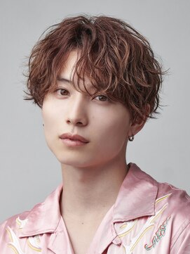 オーシャントーキョー 仙台(OCEAN TOKYO) センターパートメンズニュアンスシャドウフェザーパーマ眉毛仙台