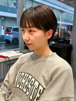 ロンドイディールバンダイ 新潟万代(Lond ideal)&nbsp;ダークブラウンマッシュショート