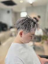 リム(LIM)&nbsp;【大西指名】ホワイトフルメッシュ×ツイストパーマ