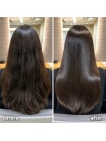 アース 渋谷店(HAIR&MAKE EARTH)&nbsp;髪質改善×縮毛矯正で柔らか艶ロング