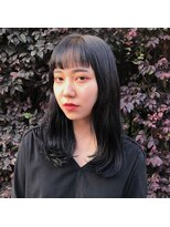 トレス(TRESS)&nbsp;ショートバングアンニュイスタイル