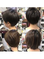 町上津役の美容室 ショート  ビフォーアフター