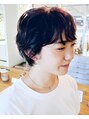 ワン 大船(ONE003) #ヘルシーショート#カットとパーマで柔らかな印象に
