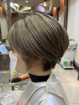 ヘアリゾートエーアイ 高田馬場店(hair resort Ai)&nbsp;20代30代40代マロンベージュ/Aラインボブ/かきあげ[高田馬場駅]