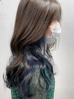 アイリー 名古屋(A/LEE)&nbsp;インナーカラー 青