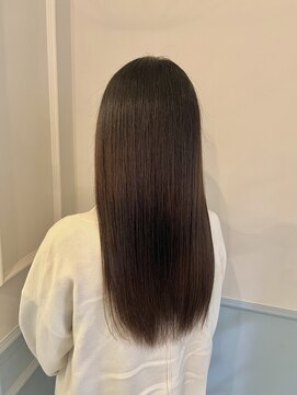 フレーム へアアンドトリートメント 天王寺北口店(FRAME) [FRAME 天王寺北口店] 艶カラー透け感グレージュ