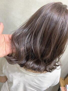 if ハイライト×透明感グレージュ