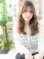 カバーヘア イヴ 戸頭店(COVER HAIR EVE)&nbsp;センターパートインナーカラーウェーブ巻きa戸頭20代30代40代