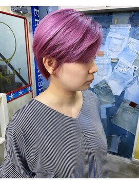 トーク 伊丹本店(TAL'KE) TAL'KE/ショート×ピンクパープル_1013