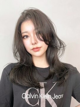 アイティー バイ アルバム 浦和店(IT by ALBUM) ブルーグレーレイヤー_チェリーブラウンフェミニン_ba404701