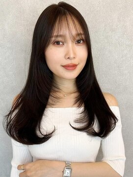 シーシンジュク 新宿南口(Sea shinjuku) 大人ガーリー×ブリーチなし◎前髪/顔周り×韓国ロング[新宿]