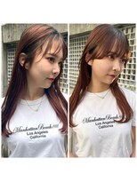 ロチカバイドールヘアー 心斎橋(Rotika by Doll hair) 南式酸性顔まわりストレート+ 似合わせ顔まわりカット